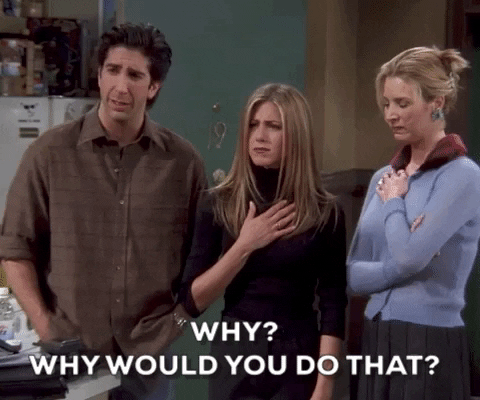 12 coisas que só mesmo quem tem irmãos entende Ross, Rachel e Phoebe de Friends fazendo cara de inconformados