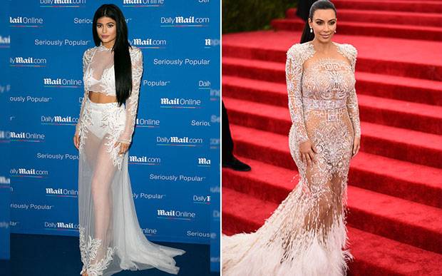 kylie-jenner-kim-kardashian-gemeas-looks-iguais-