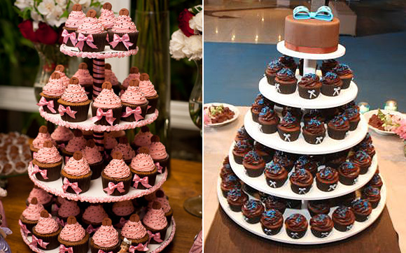 Torre de cupcakes