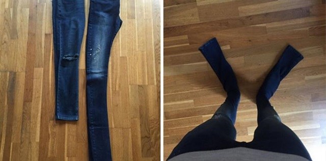 Jeans para humanos ou para gigantes?