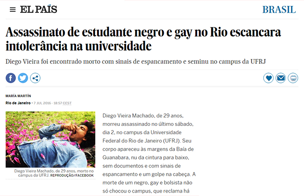 Homofobia não existe, mas a cada 25 horas um gay é morto no país