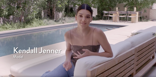 kendall jenner no vídeo da edna moda os incríveis