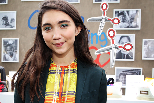 Rowan Blanchard cabelo long bob