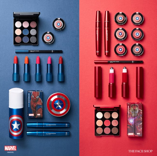 Coleção de make inspirada na Marvel