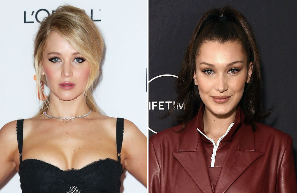 famosos-que-se-parecem-jennifer-lawrence-bella-hadid