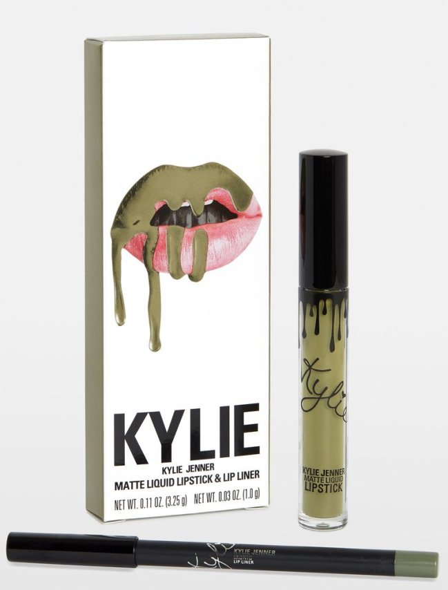 batom-verde-ironic-kylie-jenner-cosmetics