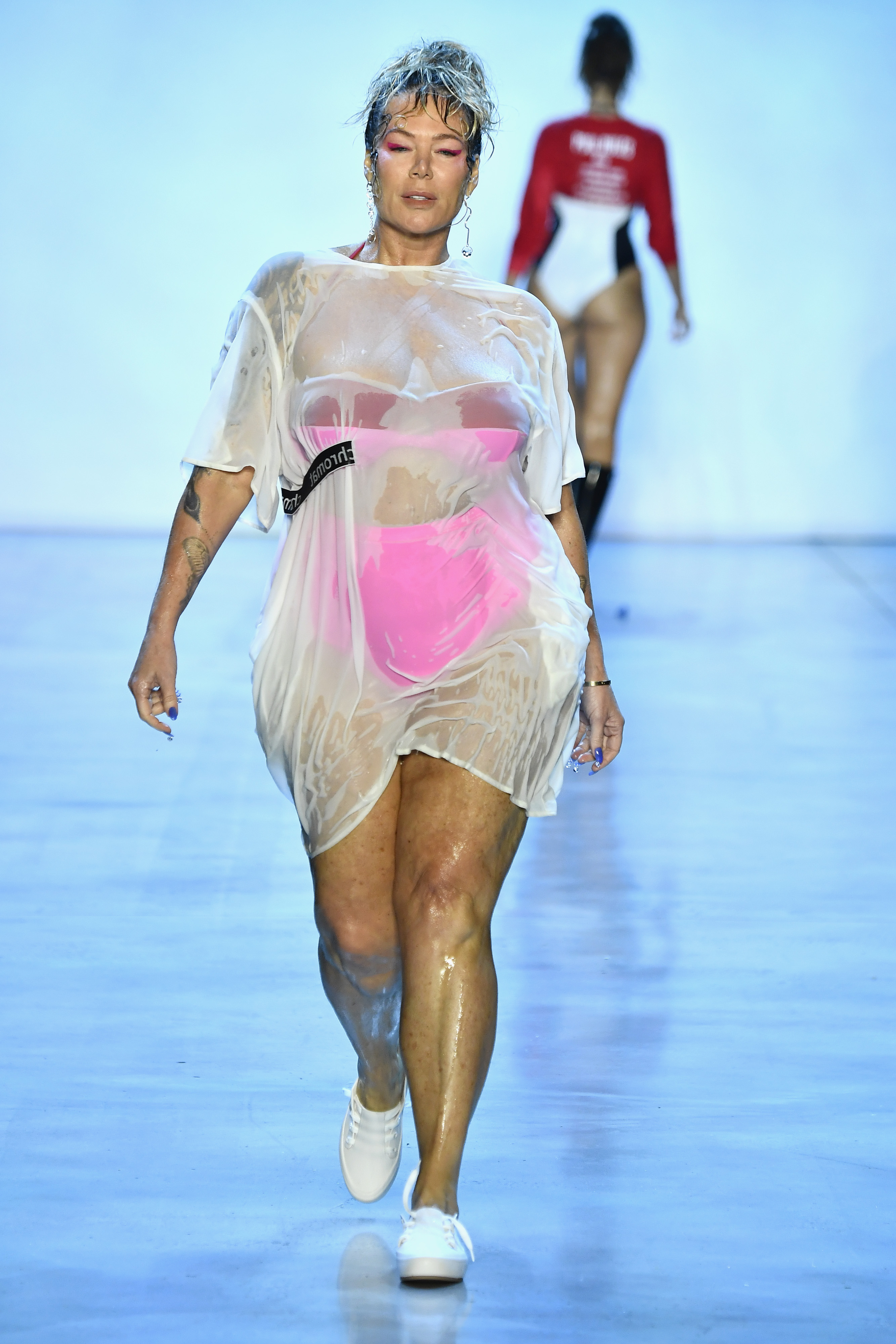 Desfile da Chromat na NYFW.