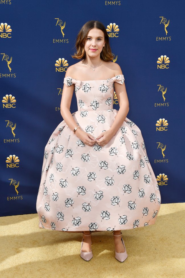 Millie Bobby Brown no Emmy Awards 2018.