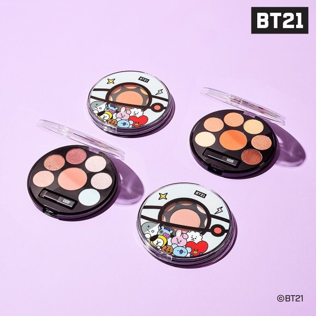 colecao-maquiagem-BTS-kpop-paleta-de-sombras