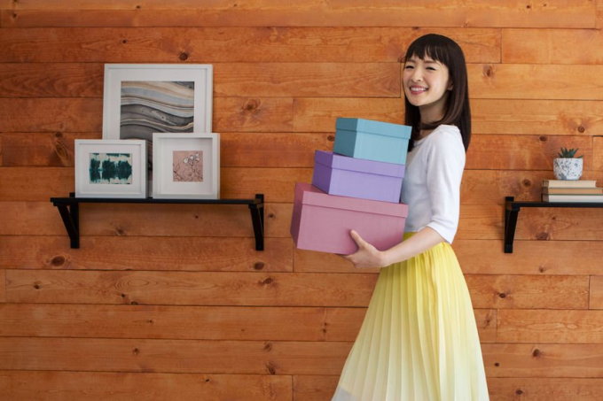 Marie Kondo ama caixas!