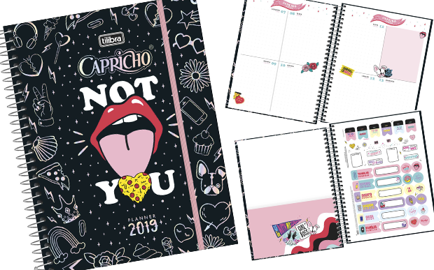 Planner CAPRICHO para Tilibra 2019.