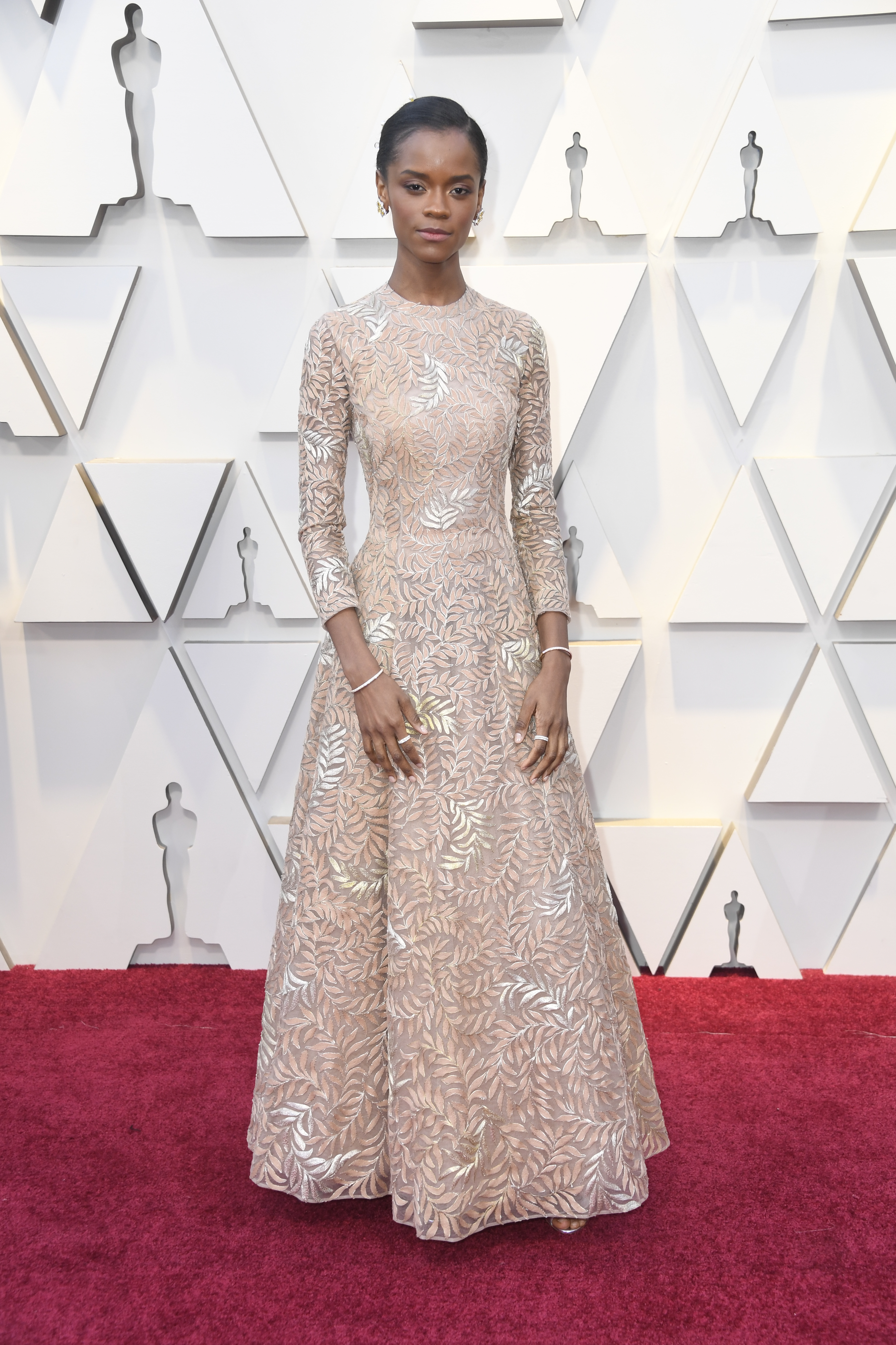 Letitia Wright no Oscar 2019.