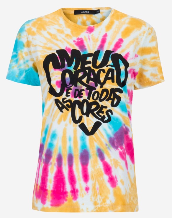 Camiseta tie dye da AMARO