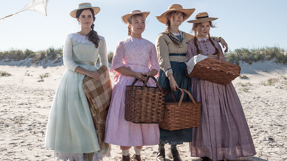 adoraveis-mulheres-filme Emma Watson, Florence Pugh, Saoirse Ronan, Eliza Scanlen em Adoráveis Mulheres.