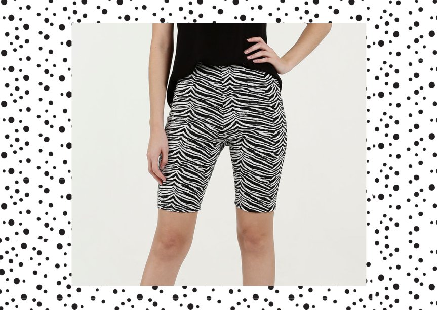 Bermuda Ciclista  Animal Print, Marisa, R$ 39,99*. Bermuda Ciclista  Animal Print, Marisa, R$ 39,99*.