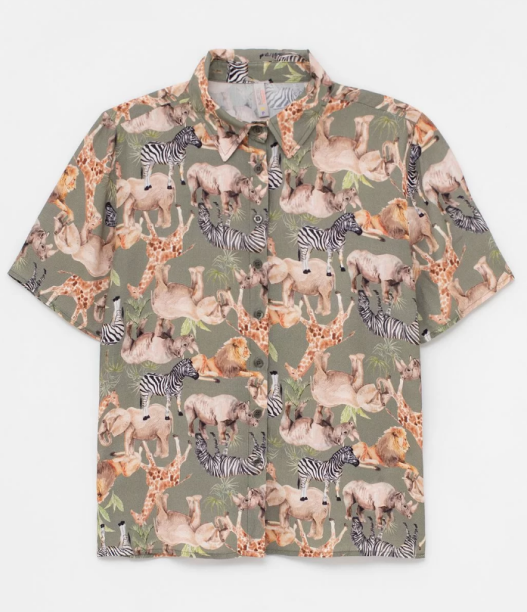 Camisa de animais da Renner (R$ 119,90*). Camisa de animais da Renner (R$ 119,90*).
