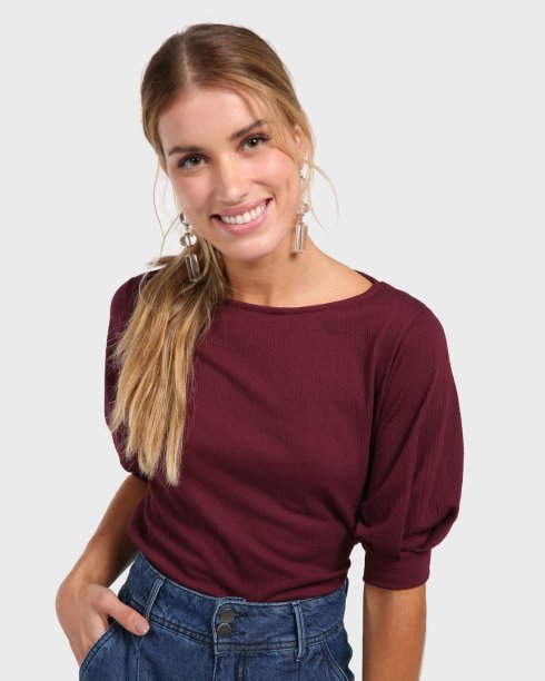 Blusa com manga bufante da Riachuelo (R$ 59,90*)