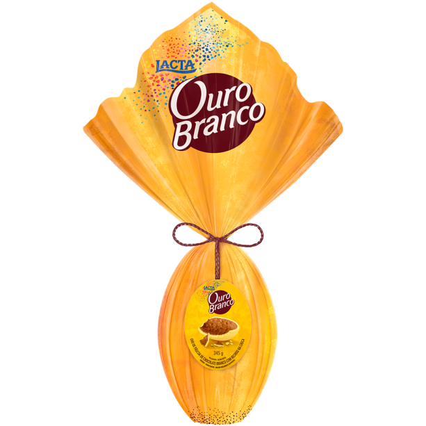 Ovo Ouro Branco 345g (R$ 45,90*) Ovo Ouro Branco 345g (R$ 45,90*)