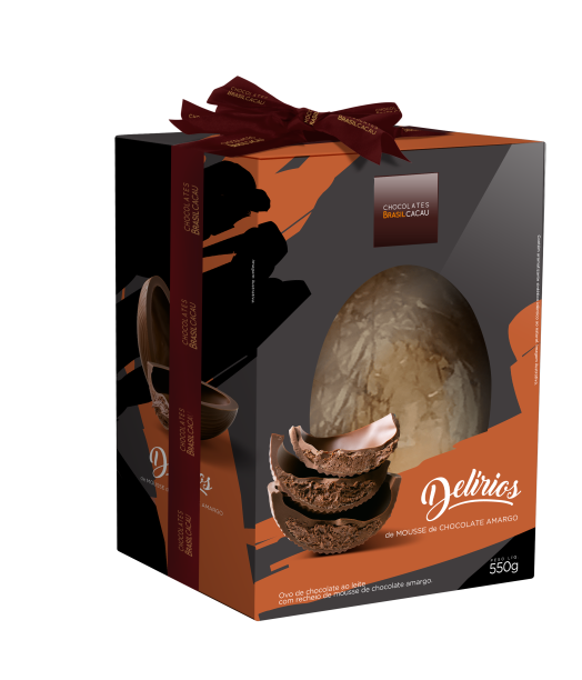 Ovo Delírios de Mousse 550g da Chocolates Brasil Cacau (R$ 74,90*)