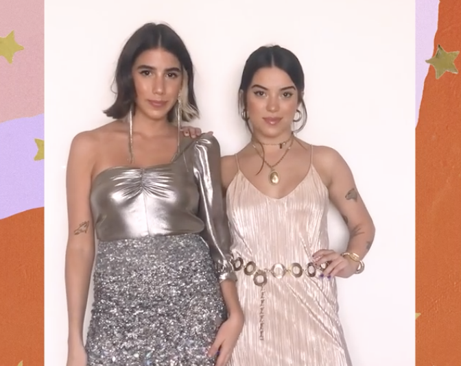 Clara X Sofia ensinam como escolher a cor do look para o ano novo