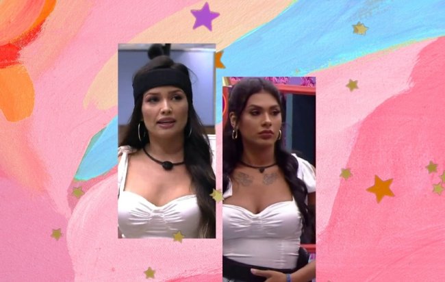 Pocah com cropped branco da Juliette Pocah com cropped branco da Juliette