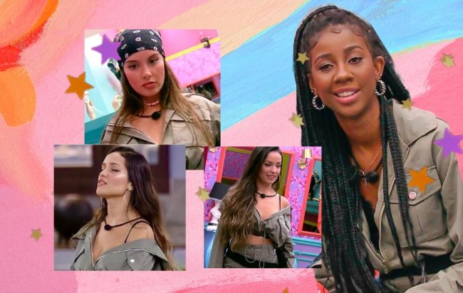 Thais e Juliette com jaqueta da Camilla de Lucas Thais e Juliette com jaqueta da Camilla de Lucas