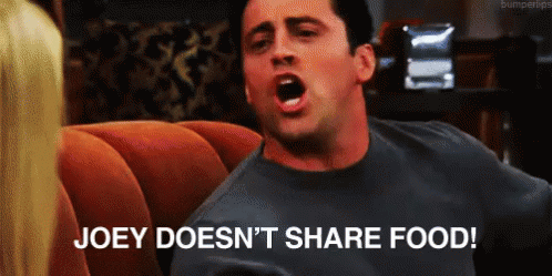 Você sabe quais são as maiores manias de cada signo? Joey, de Friends, gritando que não divide comida