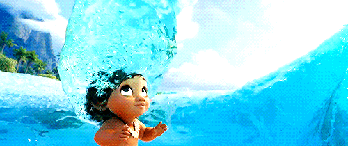 cabelo-cacheado-moana-mar GIF de uma cena do filme