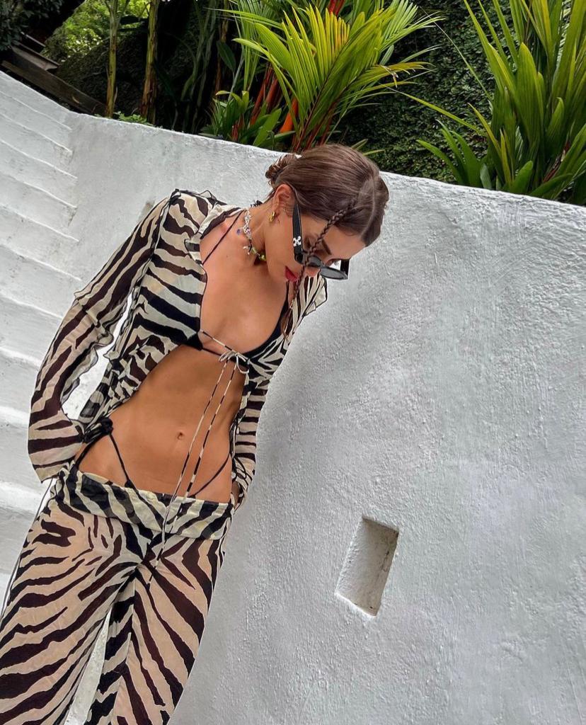 Conjuntinho animal print Camila Coelho ...