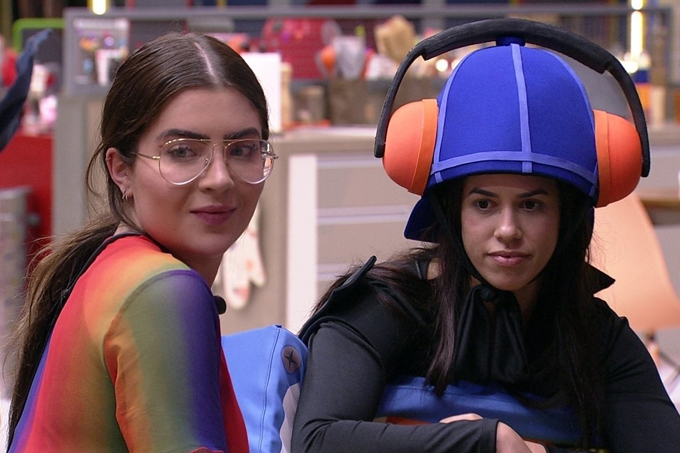 Jade Picon e Larissa no Big Brother Brasil 22