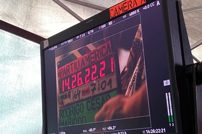 Imagem dos bastidores de 