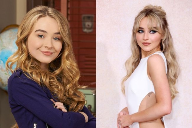 Sabrina Carpenter adolescente e adulta