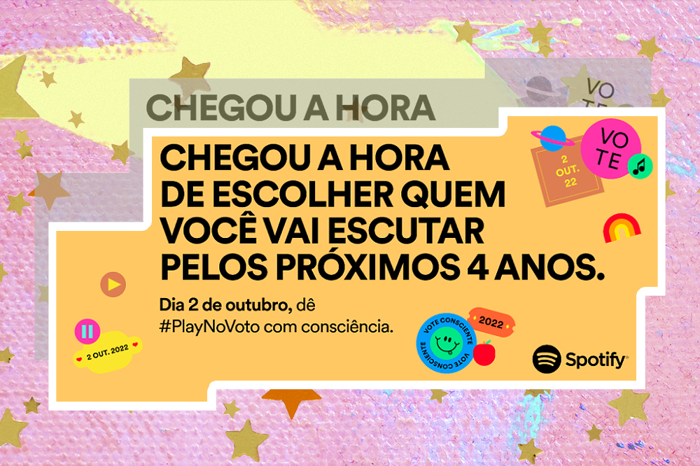 Spotify pede que você dê #PlayNoVoto com consciência neste ano