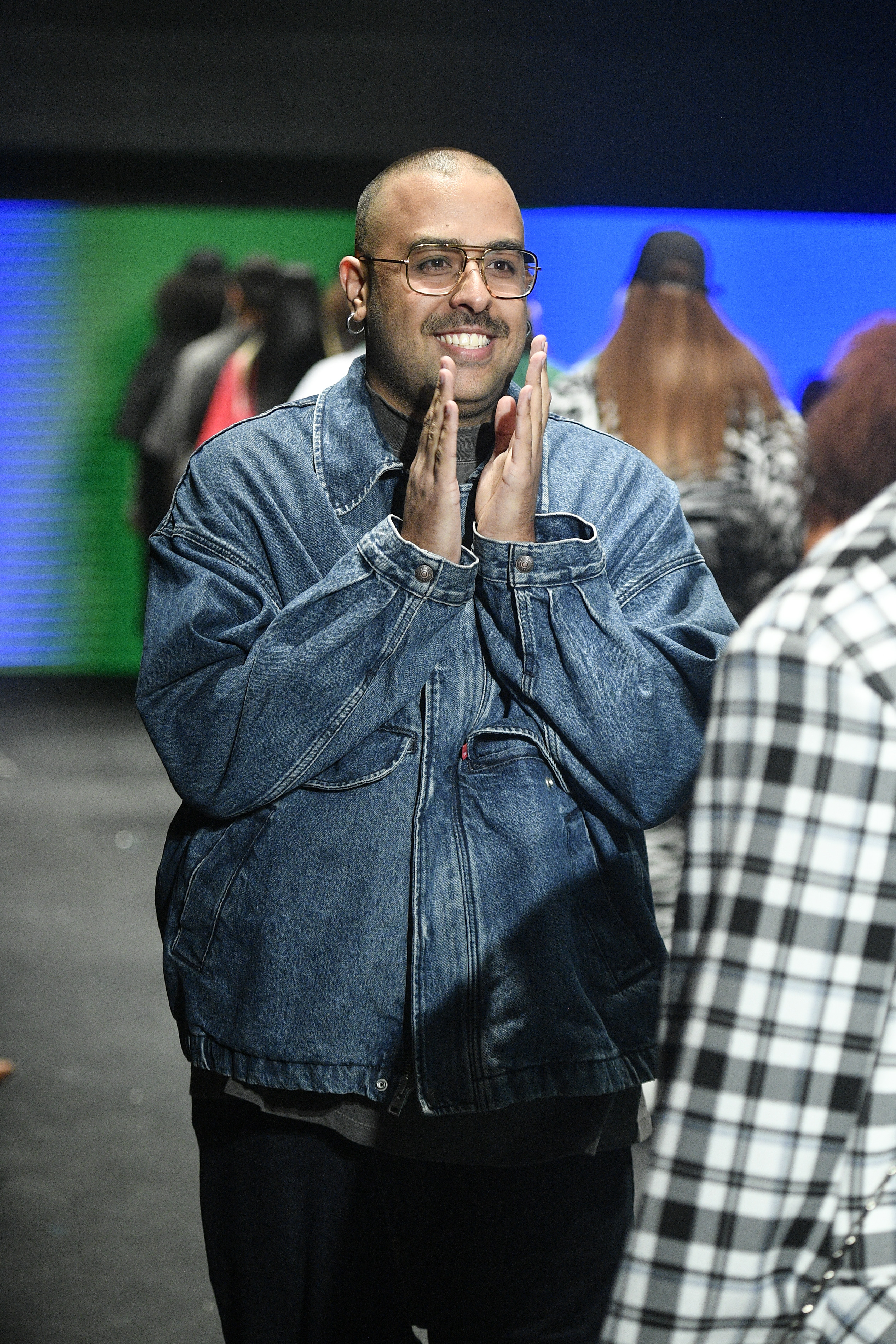 Tom Martins em desfile da Martins no SPFW N54