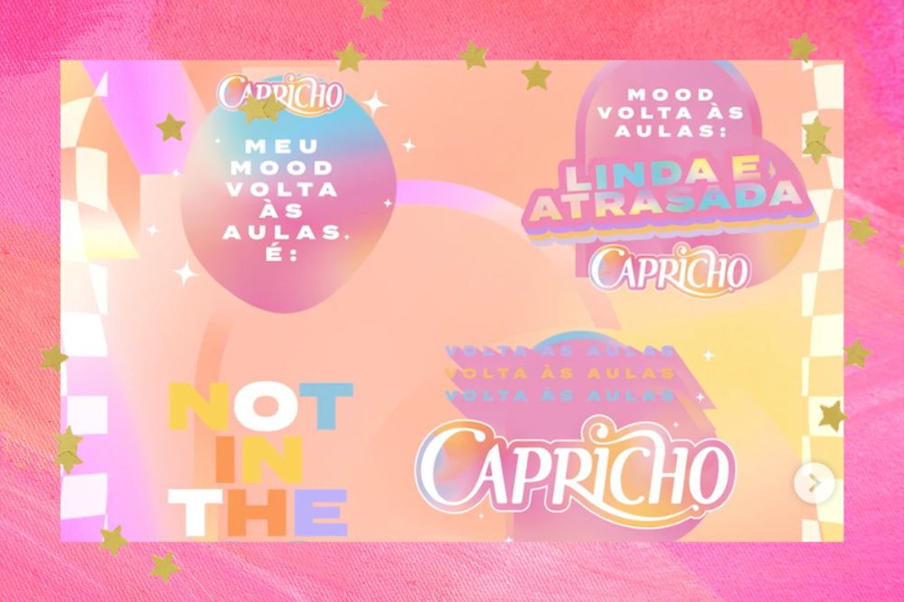 capricho volta às aulas