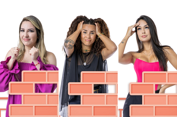 Amanda, Domitila Barros e Larissa, do Big Brother Brasil 23