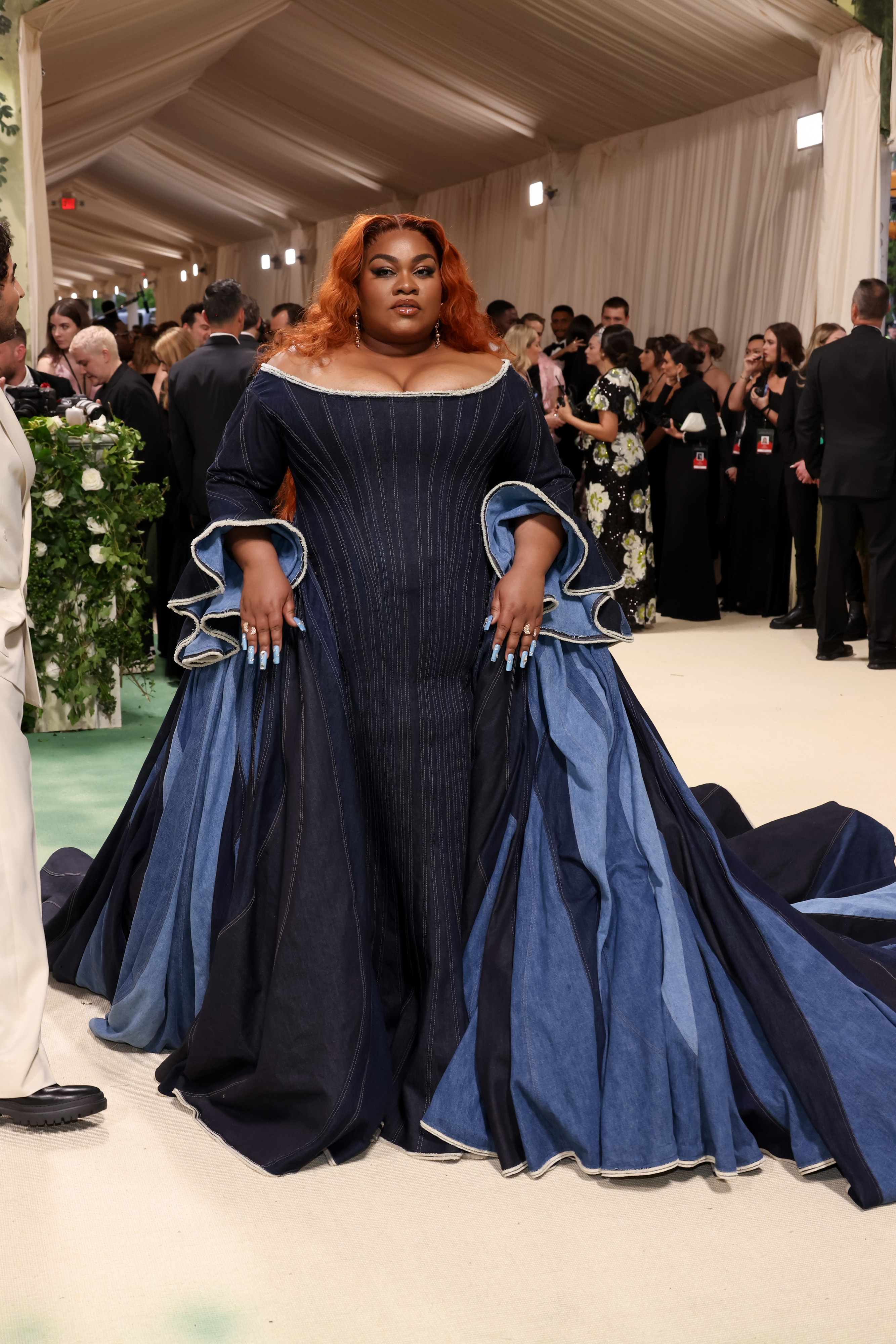 Da’Vine Joy Randolph no tapete do Met Gala 2024 Da'Vine Joy Randolph no tapete do Met Gala 2024