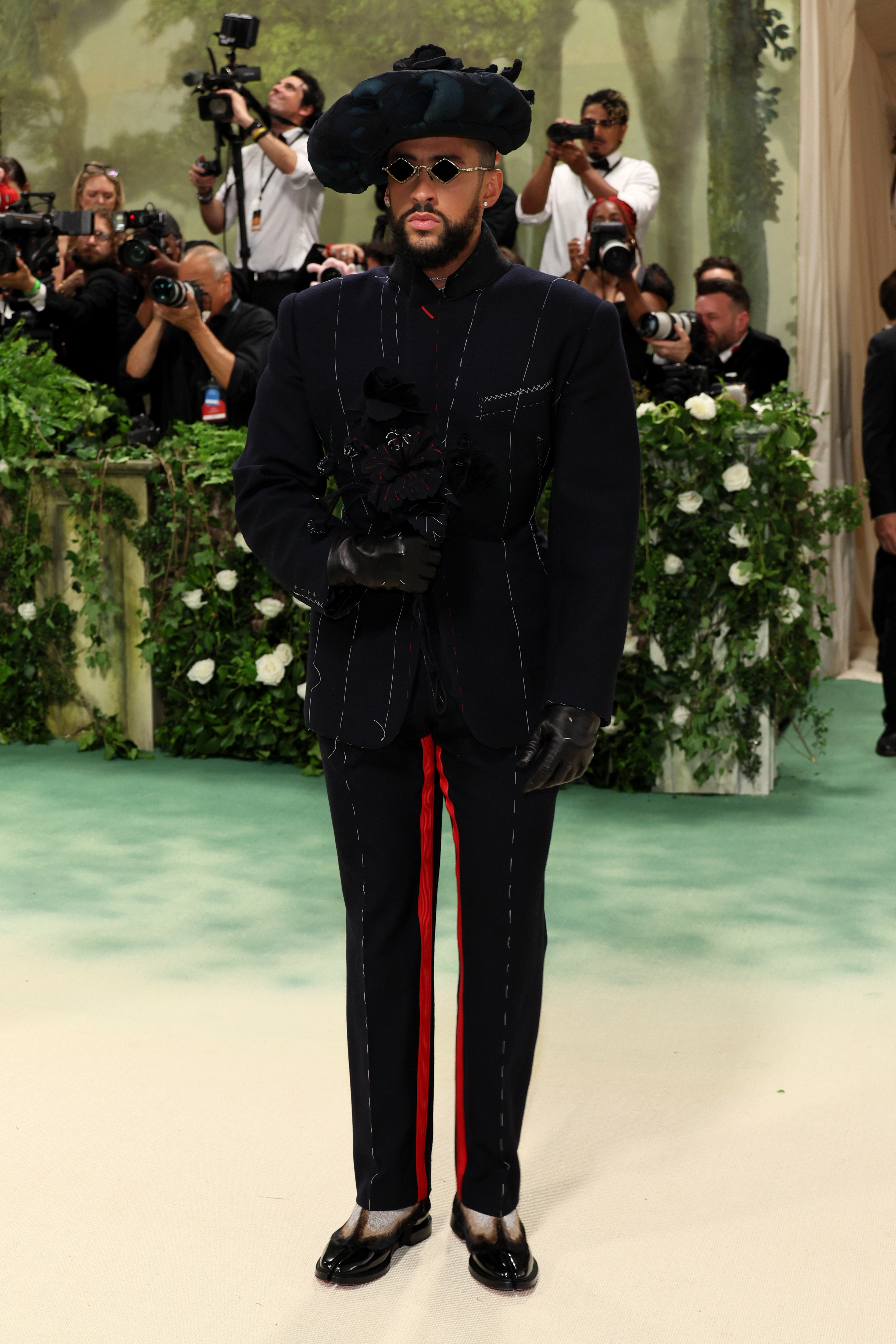 NEW YORK, NEW YORK - MAY 06: Bad Bunny attends The 2024 Met Gala Celebrating 