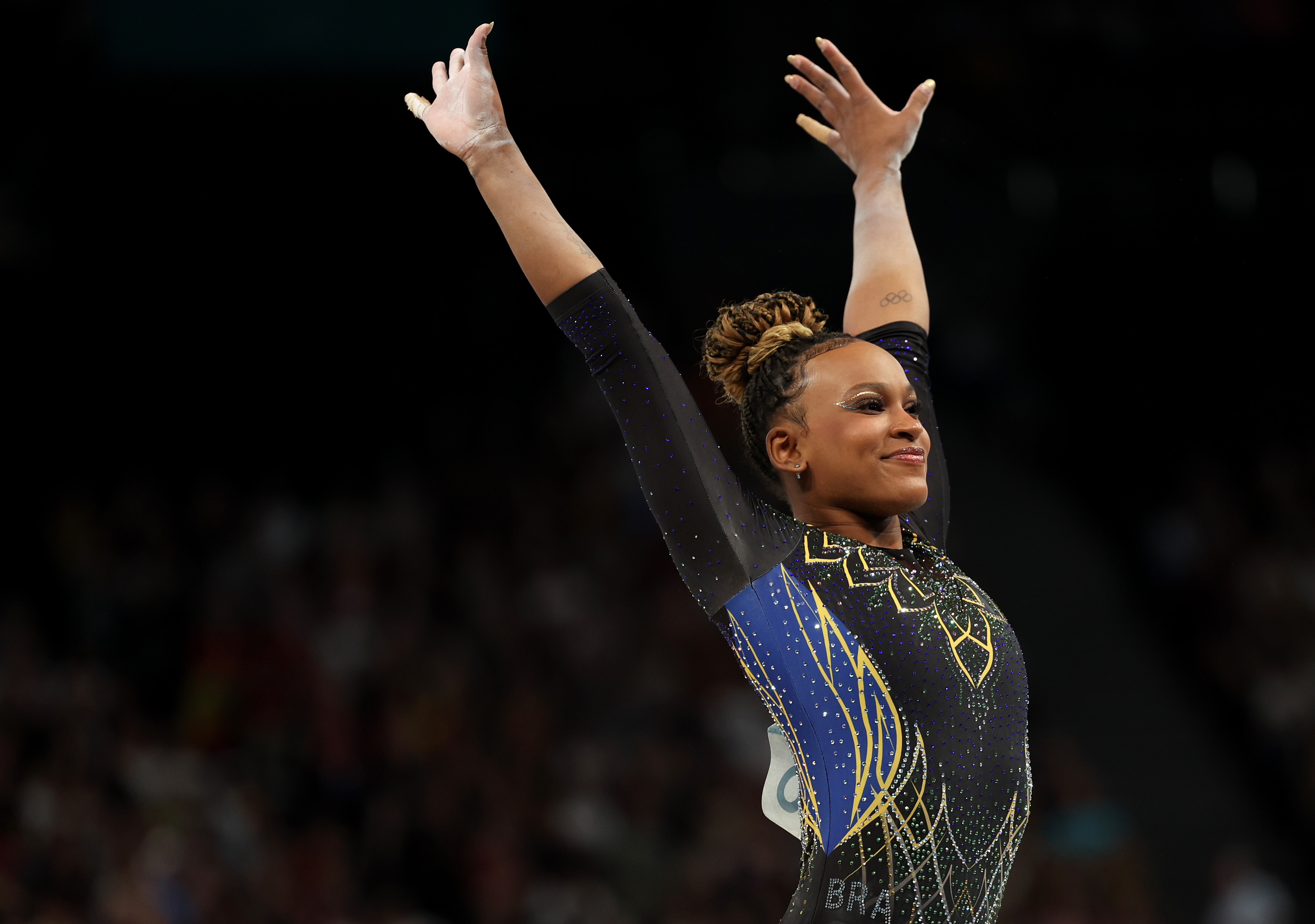 Artistic Gymnastics – Olympic Games Paris 2024: Day 2 Rebeca Andrade na fase de classificatórias da Ginástica Artística nas Olimpíadas de Paris 2024