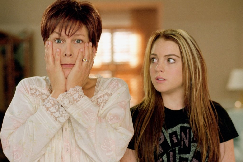 Jamie Lee Curtis e Lindsay Lohan no filme 'Sexta-Feira Muito Louca'