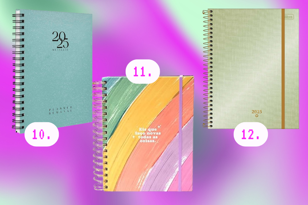 Os planners mais lindos que encontramos na Amazon para 2025