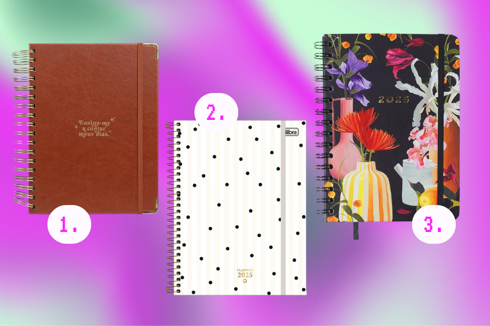 Os planners mais lindos que encontramos na Amazon para 2025