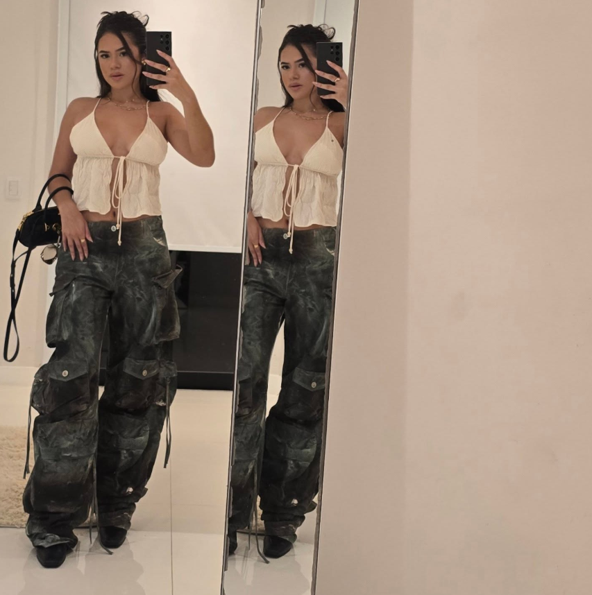Look da Maisa com calça cargo